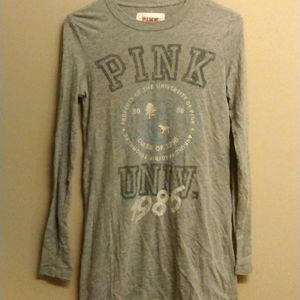 VICTORIAS SECRET PINK- Y2K Era Logo Tee-Shirt Size S